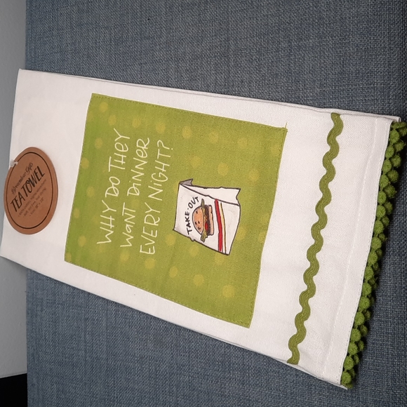 Brownlow Kitchen Kitchen Dish Towel Funny Why Do They Need Dinner